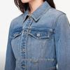 Veromoda Women's Ruffled Denim Short Jacket