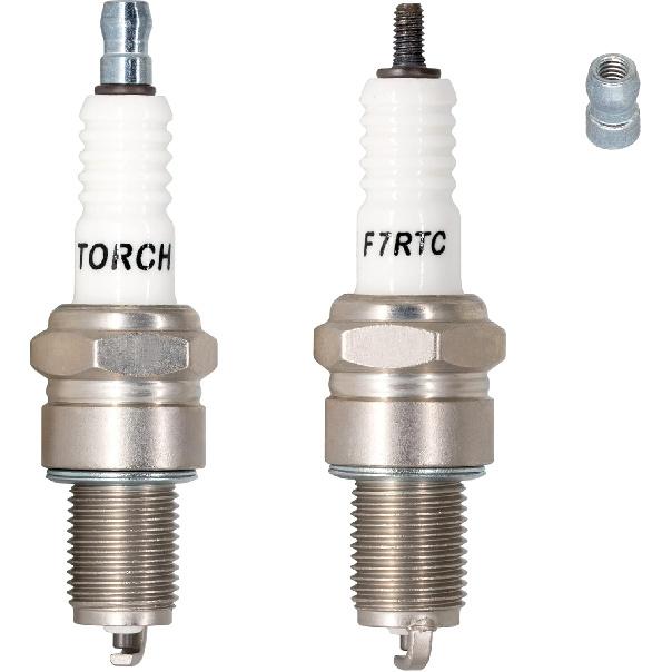 2 шт. Свеча зажигания TORCH F7RTC Замена для NGK 5534/BPR7ES V-Line-19, Для Bosch 7992/WR5DC 4038/WR5DP, Для Champion 332/RN7YC 415/RN9YC 818/RN2C, Для