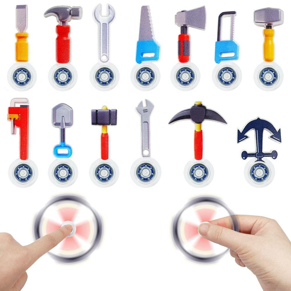 20Pcs Set Creative Design Fingertip Gyro Toy Simulation Hammer Hand Spinner Toy  Kindergarten