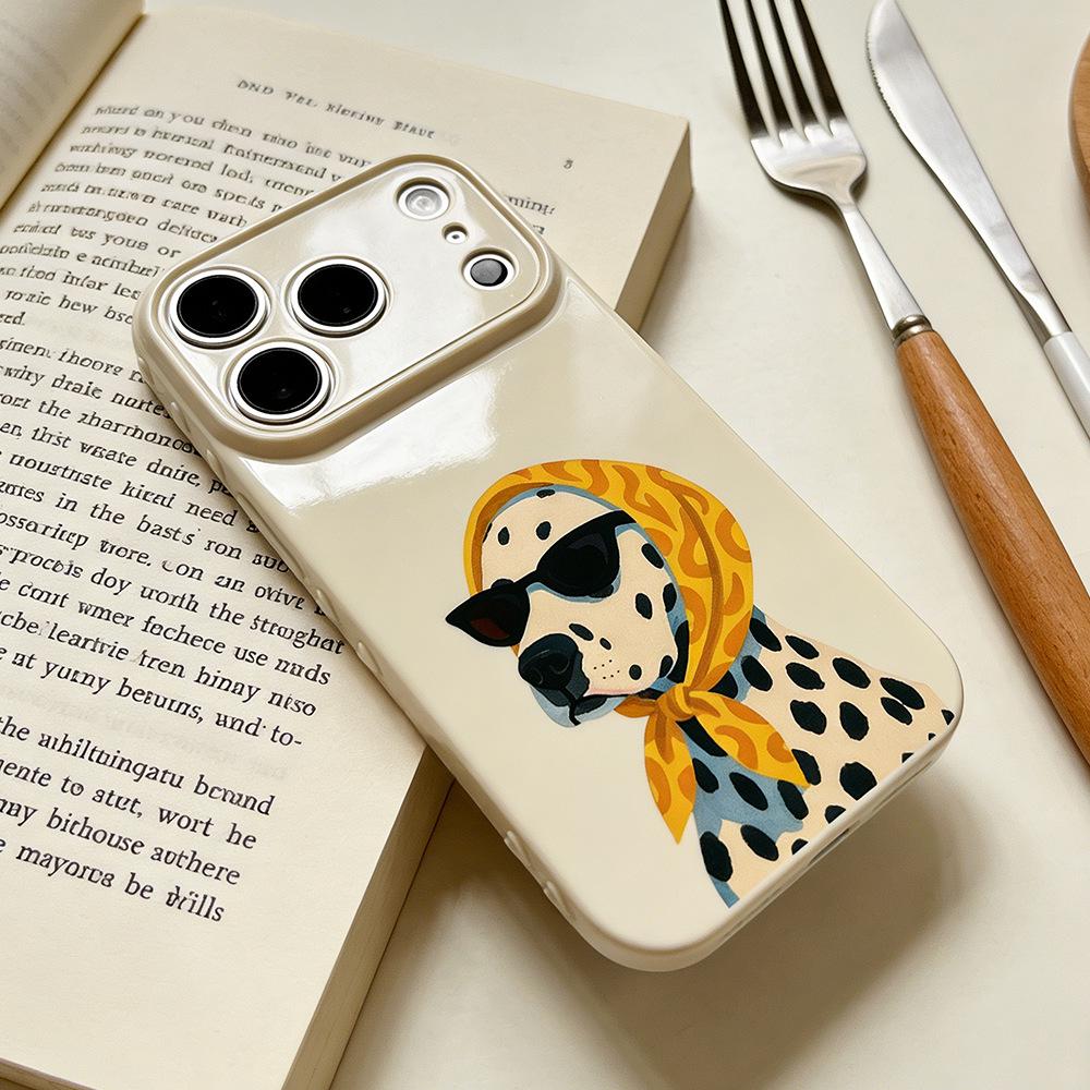 

Yellow Spotted Dog iPhone 17/Pro Case - Drop-proof Protective Cover for Apple 16/15/14 Devices iPhone 17 Air