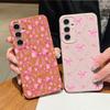 Bowknots Print Phone Case For Samsung A18 A57 A37 A17 A56 A36 A26 A16 A55 A35 A25 A15 A54 S21 FE S22 S23 S24 Plus S25 S26 Ultra Silicone Cover