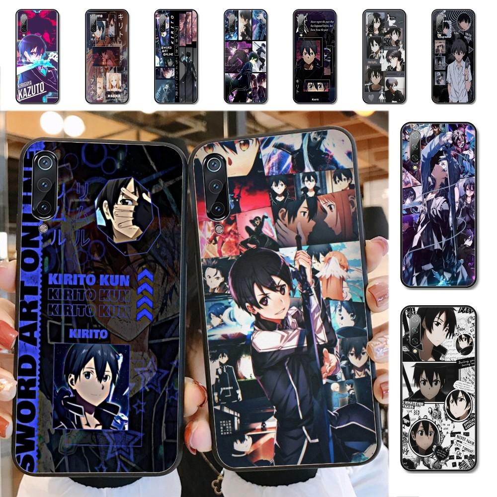Sword Art Online Phone Case For Xiaomi Mi 5X 8 9 10 11 12 lite pro 10T PocoX3pro PocoM3 Note 10 pro lite