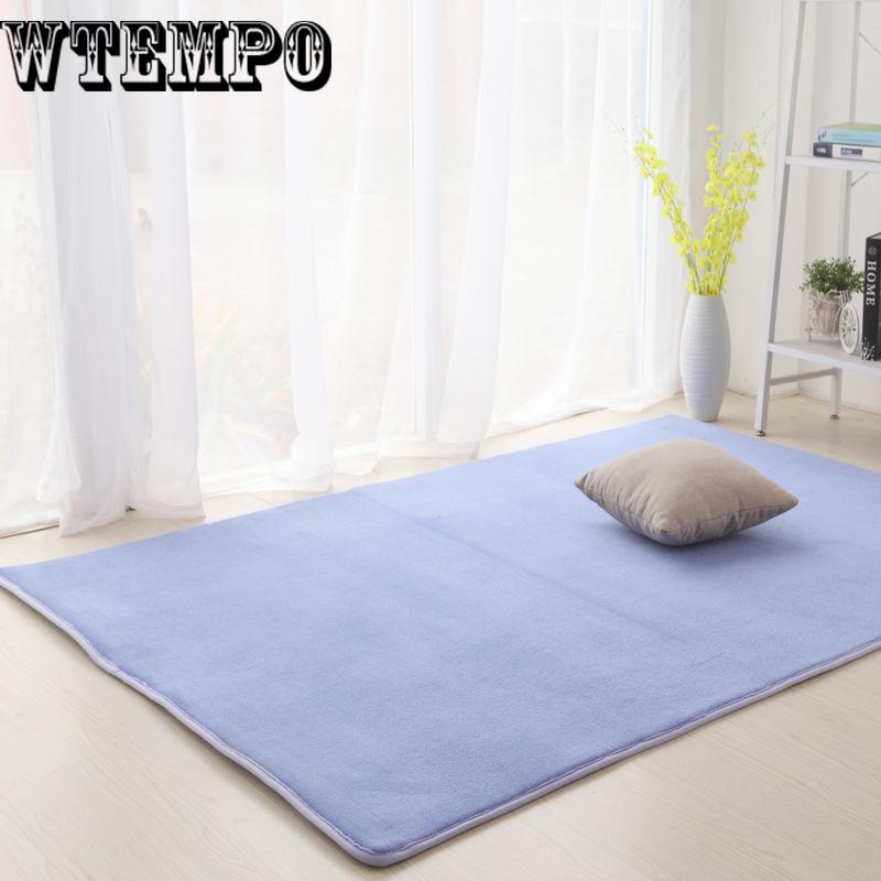 High-end Home Coral Velvet Koberec Ložnice Obývací pokoj Protiskluzová deka Crawling Mat
