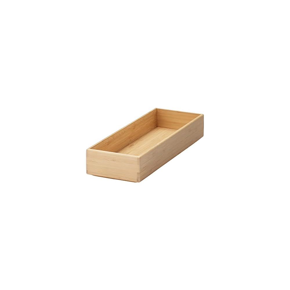 MUJI Stackable Bamboo Storage Box, Large, 115cm (W) x 34cm (D) x 55cm (H), Item No. 12057895,