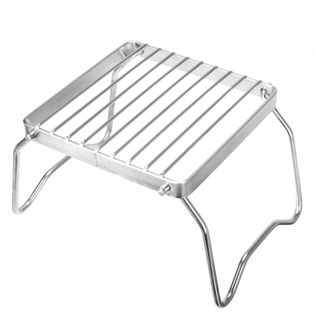 Cheap Manyi 1.6m Folding Stainless Steel BBQ Stand Portable Barbecue