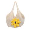 Large capacity woven hollow armpit tote bag women's 2025 new summer commuter shoulder seaside vacation beach bag
