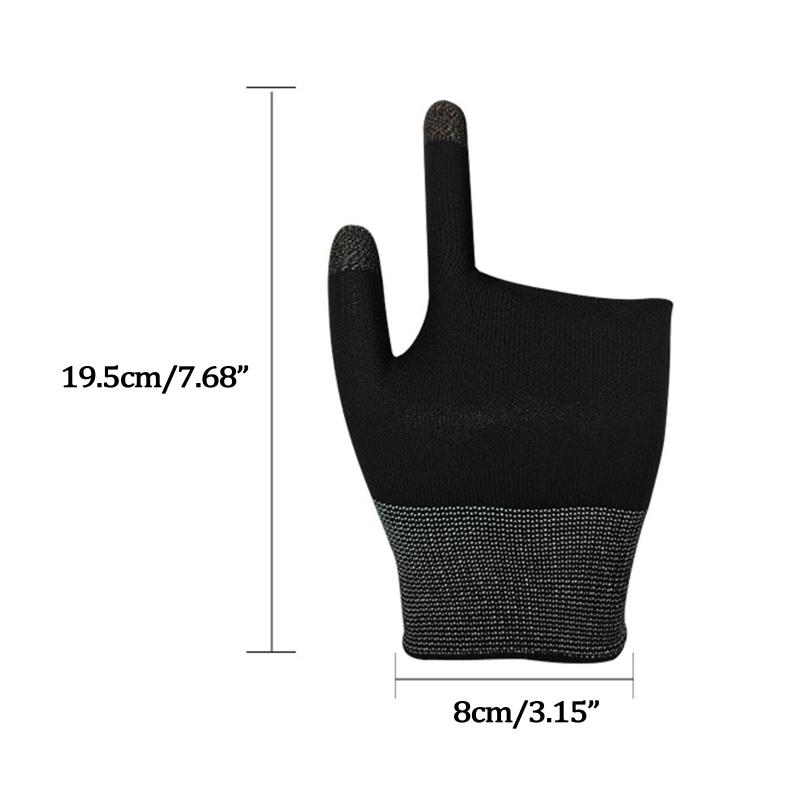Mobile Game Controller Finger Cots Seamless Thumb Fingertip Cover Sweat-proof Two-finger Touch-screen Mobile Game Gloves