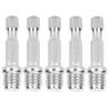 5pcs Threaded Design Drill Connecting Rod Hexagonal Socket Screw Shaft Converter Woodworking Tasks