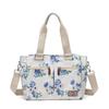 Fashion printing personalized oblique span women's bag simple and elegant shoulder bag large capacity portable go out canvas handbag