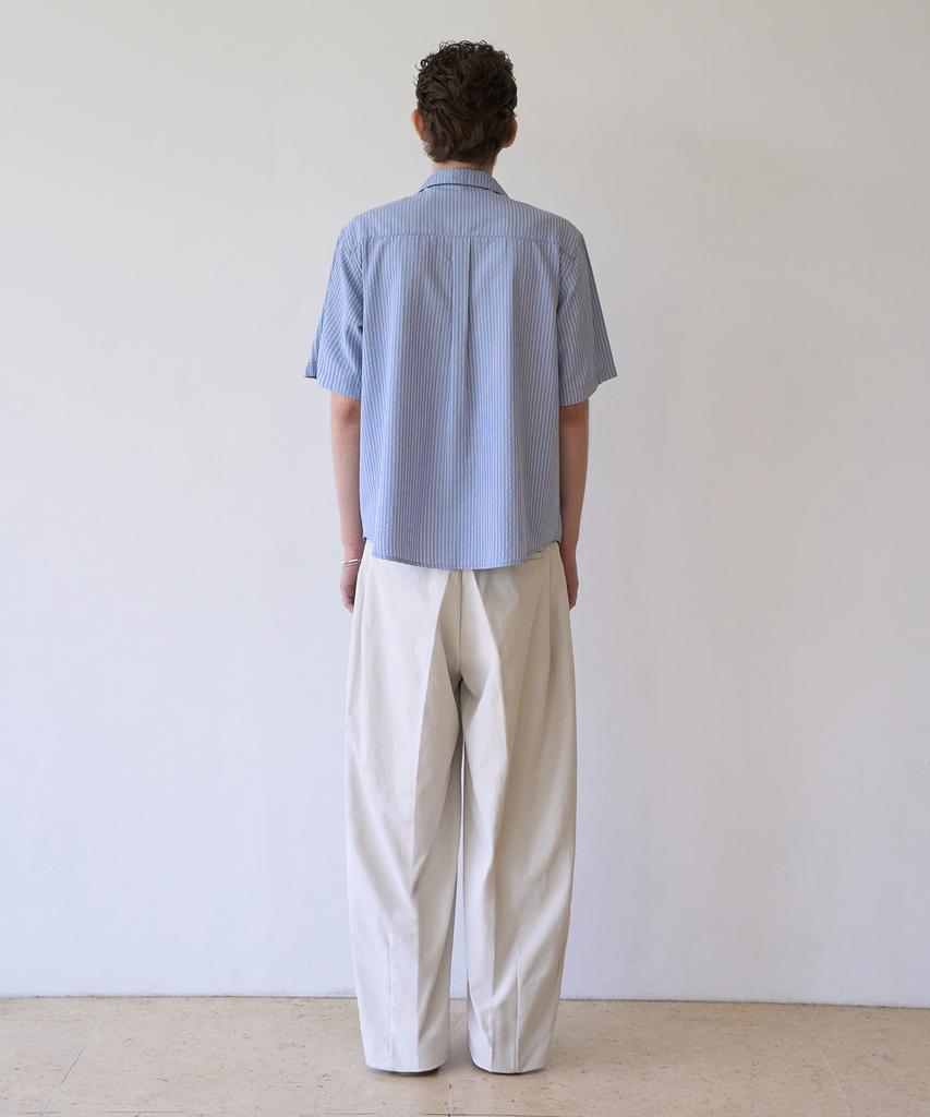 TRIP LE SENS Relaxed Pleated Slacks_Off White