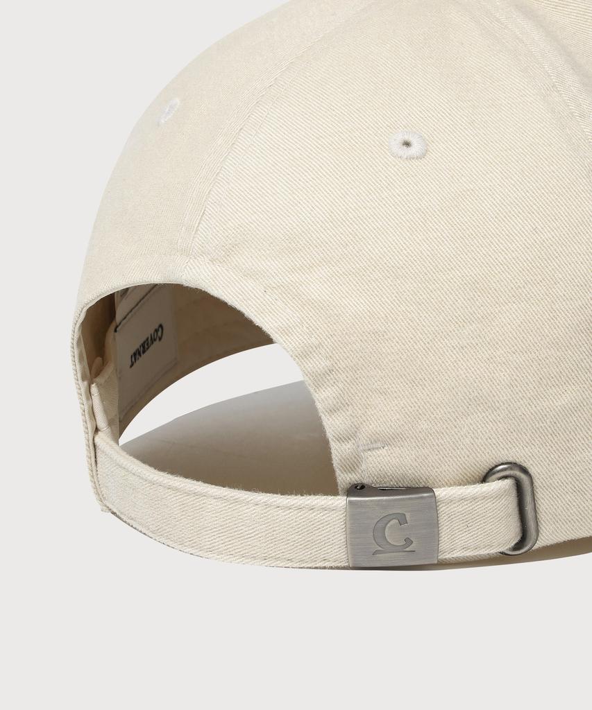 COVERNAT [Standard Fit] Arch Logo Vintage Artwork Ball Cap Beige