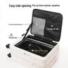 20-Inch Expandable Side-Opening Trolley Suitcase for Men & Women - Multifunctional Travel Carry-On
