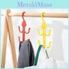 Hook Rotating Design Wardrobe Non Perforated Hanger For Wardrobe Organization