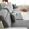 3D Jacquard Velvet Sofa Hat: Elastic Full-Cover Cushion for Autumn & Winter