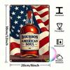 Metal Wall Art Whiskey Bourbon Bar Decor 8x12 Inch Vintage Home Decoration