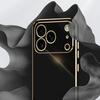 XINLI For iPhone 17 Pro Max Case TPU Phone Cover with Electroplating Frame