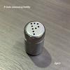 2pcs Small Pepper Shaker Stainless Travel Salt Container  For Motorcycle Modification Accessories