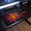 Tappetino per Mouse Grande Personalizzato Manchester United, Stampa Testo Nome Personalizzato, Tappetino da Scrivania Antiscivolo con Logo Calcio, Regalo per Gamer