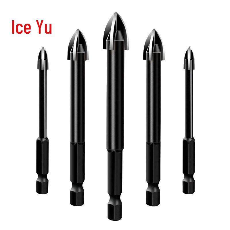Versatile Triangle Four-Edge Alloy Drill Bit Set