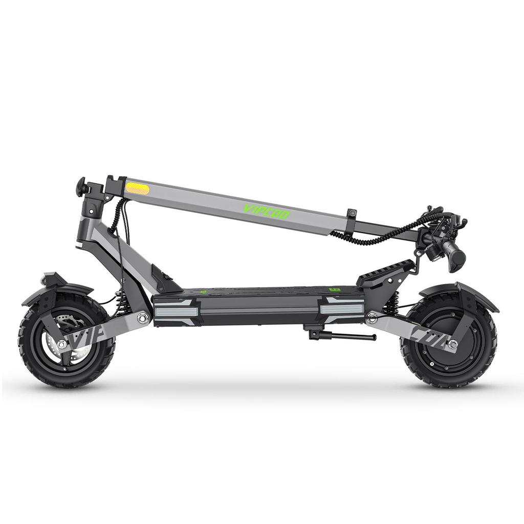 ViPCOO VC-VS6 Outdoor Riding 1000W Motor Electric Scooter For Adult 48V18.2Ah Battery 10 Inch Tubeless Tire All-Terrain E-Scooter