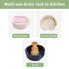 Multi-Functional Sponge Drying Tray Silicone Sink Faucet Storage Rack  Household