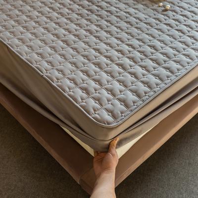 Funda de colchón acolchada suave y gruesa, antibacteriana y antiácaros, funda protectora para colchón de cama, funda de cama no incluida, funda de almohada