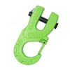 3/8" Tow Winch Hook Vehicle Winch Hook 32000Lbs Capacity Ergonomic Clevis Clip 10T Winch Hook for Truck Trailer