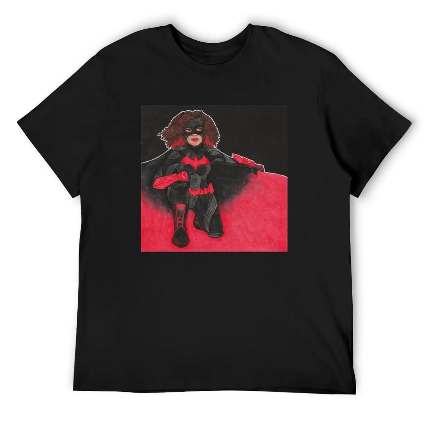 batwoman T-Shirt new edition plain cute clothes workout shirts for men S
