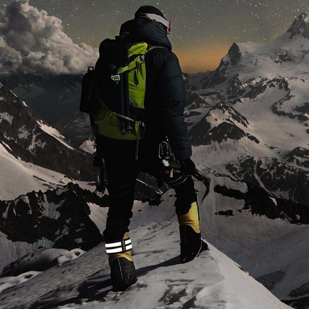 Anti-Roll Pants Band High Visibility Arms Band Cycling Trouser Strap Safety Cycling Trousers Strap for Outdoor Sports Jogging