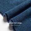 Hengyuanxiang Men's 100% Wool Turtleneck Knit Sweater