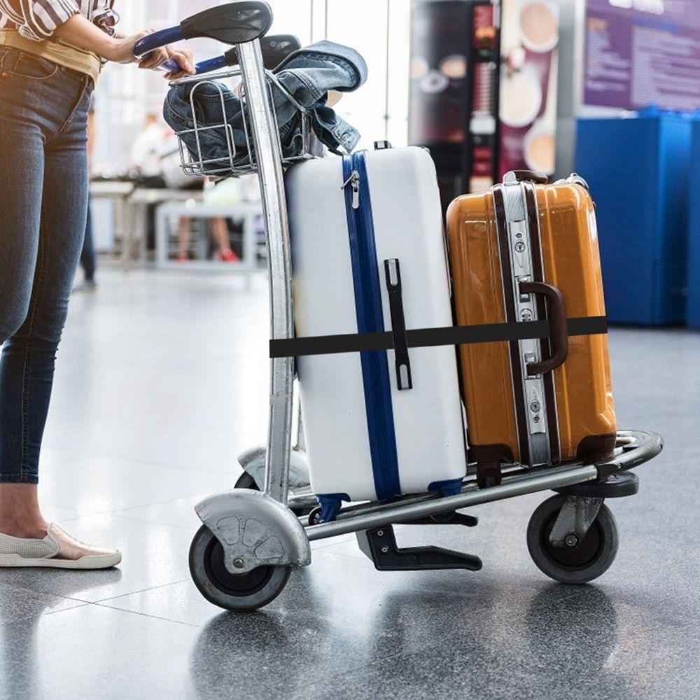 Abroad Outdoor Camping Adjustable For Suitcases Luggage Strap Bracket Strap Seat Belt Packing Tape