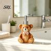 Ceramic Soap Dispenser Christmas Dispenser, Gingerbread Man House Bear Liquid Hand Container, Refillable Shower Gel Lotion Bottle for Bathroom Kitchen
