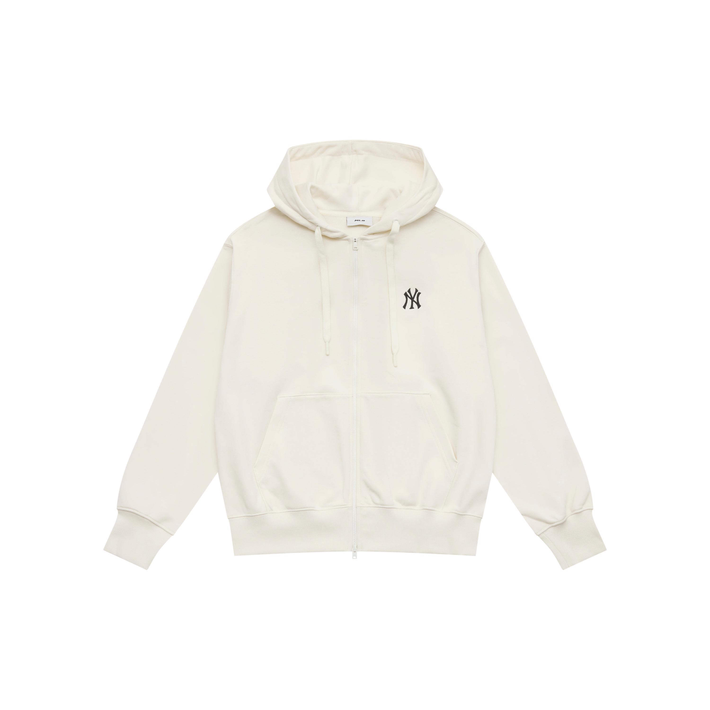 MLB New York Yankees Basic Collection SS25 Sweatshirt Unisex Cream 3ATRB0151-50CRS M