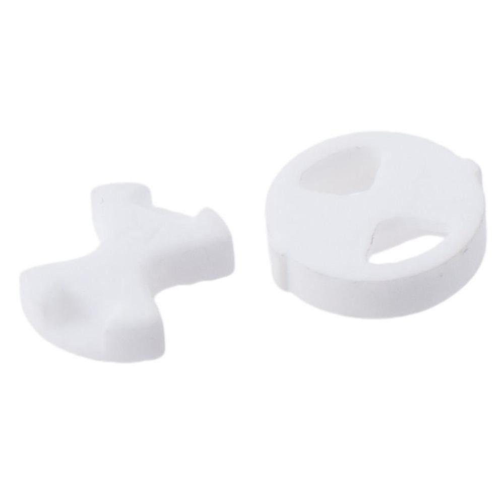 8Pcs/set Insert Ceramic Disc Silicone Washer Replacement Valve Gasket New Valve Tap Turn Set