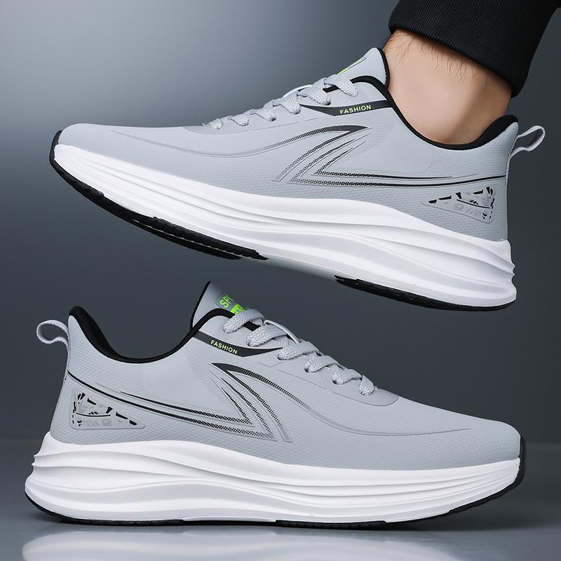 Men's lightweight low-top soft-soled cushioning sports shoes Outdoor trendy brand comfortable and trendy fashion versatile casual shoes