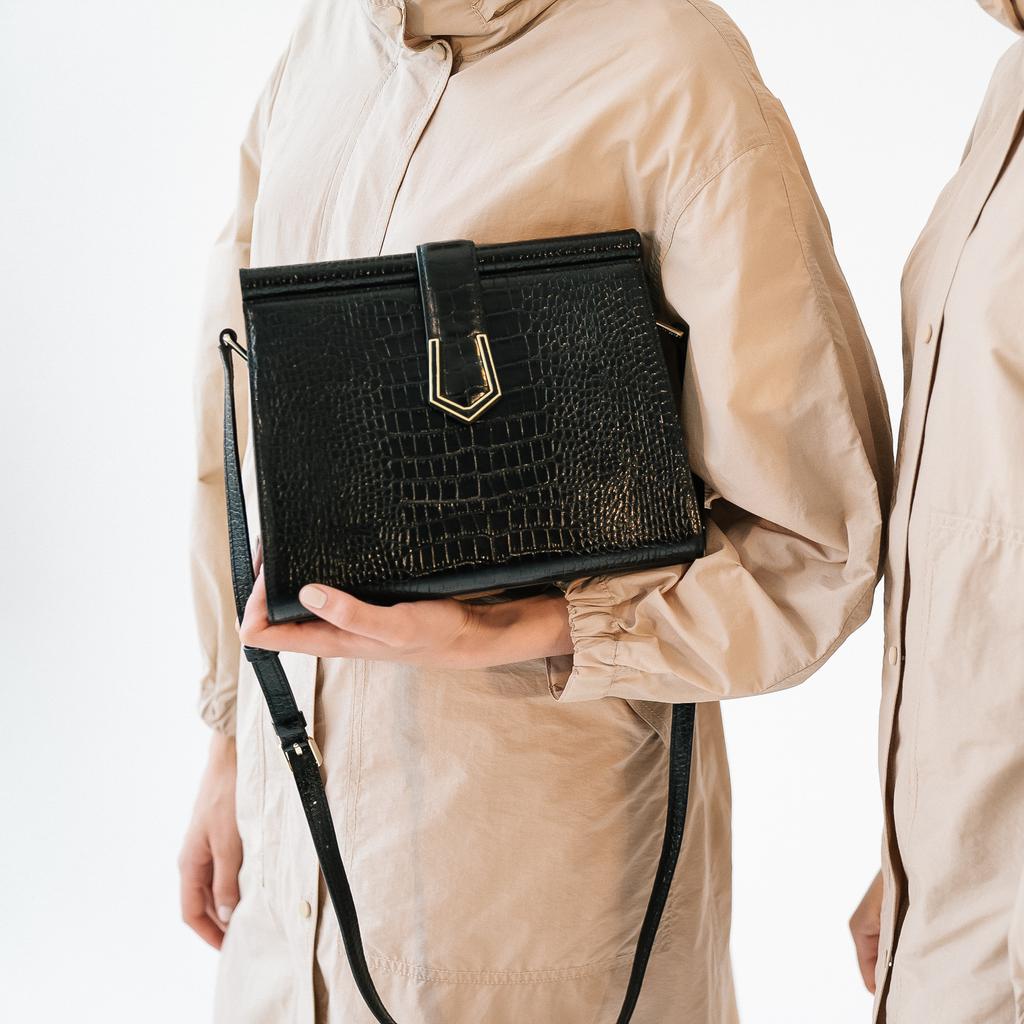 Kenneth Young Magarette_Black Croco