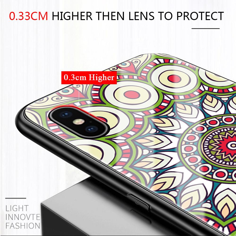 Tempered Glass Phone Case For iPhone 11 12 13 14 15 16 17 Redmi 10 12 14C Note10 Note14 Xiaomi 11Lite PocoC75 Soft Edge Shockproof Smooth Shell