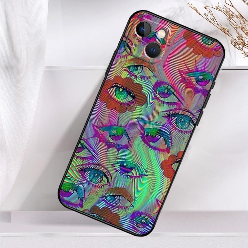 

Чехол с рисунком глаза, противоударный, для iPhone 17 15 16 Pro Max 11 14 Plus 12 13 Mini 16e 17 Air, чехол для телефона iPhone 15 Plus