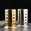 Edelstahl Goldener Essstäbchenhalter Besteckhalter Geschirr-Organizer Haushaltslöffel Aufbewahrungsbehälter Küchenzubehör