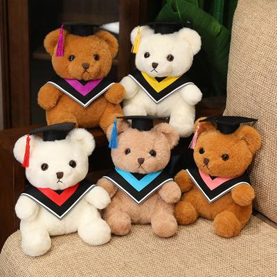 Cute Graduation Bear Teddy Bear Doll Plush Toy Bachelor Suit Doctor Hat Hug Bear Doll Doll