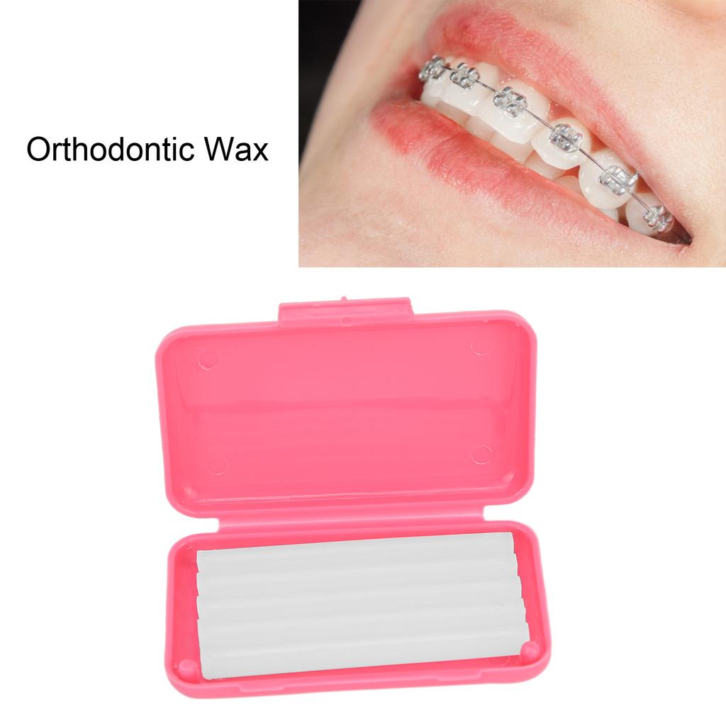 5pcs Fruit Flavor Orthodontic Protection Wax Mouth Teeth Protection Oral Dental Braces Wax