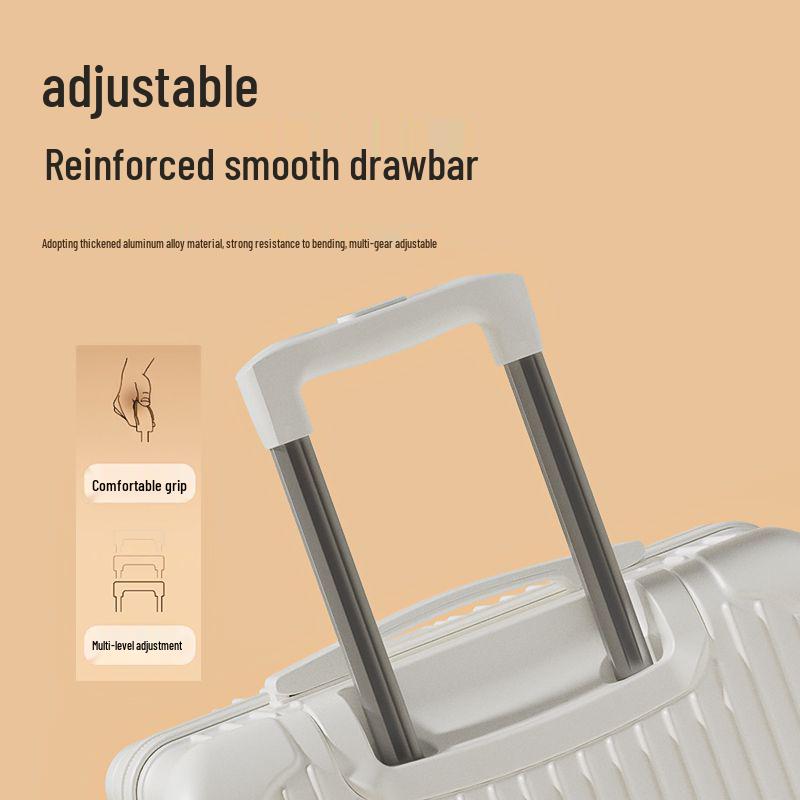 Large Capacity Retro Korean Style Travel Suitcase with Durable Universal Wheels - 2025 Edition