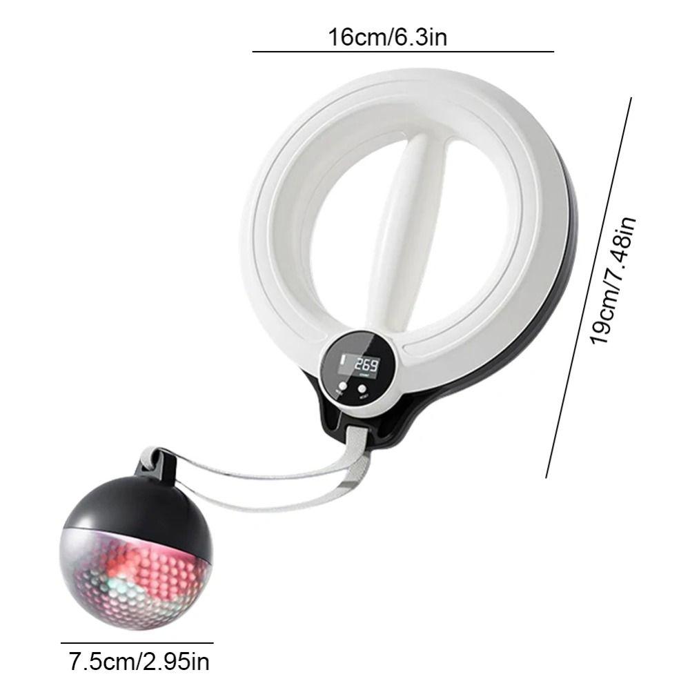 Strength Training Wrist Strength Trainer Hand-cranked Weighted Arm Hoop  Indoor Workout