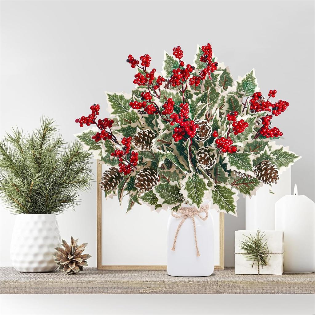 Künstliche Simulation Grüne Pflanzen Weihnachten Norkford Nadeln Weihnachten Unechte Pflanzen Dekoration Blatt Baum Stecklinge