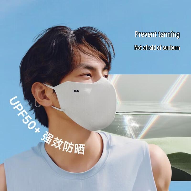 Beneunder Men's Breathable UV Protection Mask with Eye Shield