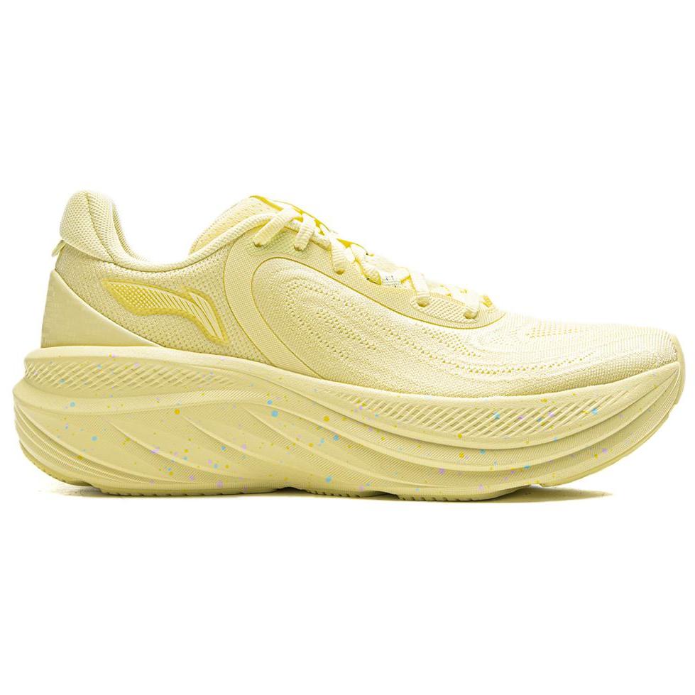 New LINING Graceful V2 Running Shoes Women's Low top Light Oily Yellow ARSV098-7