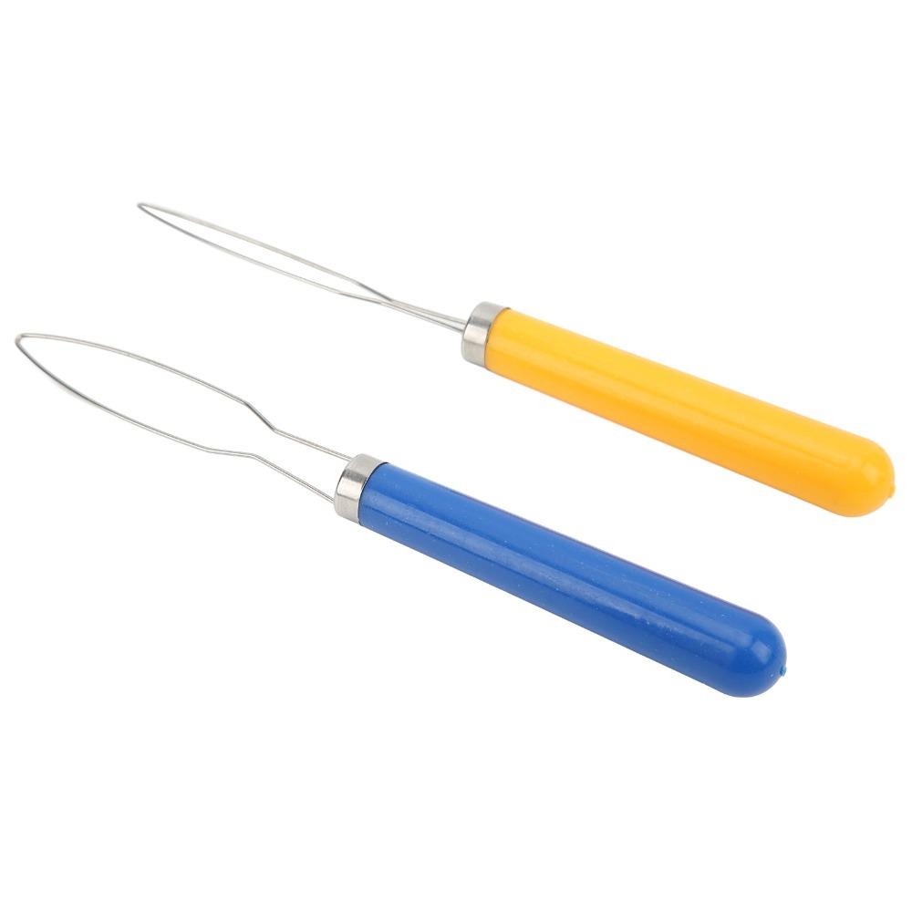 6Pcs Multi-Color Mix Dressing Aid Comfort Grip Handle Portable Button Hook  For Low Vision
