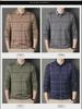 2024 Striped Long-Sleeve Men's Polo Shirt - Casual Fashion with Lapel