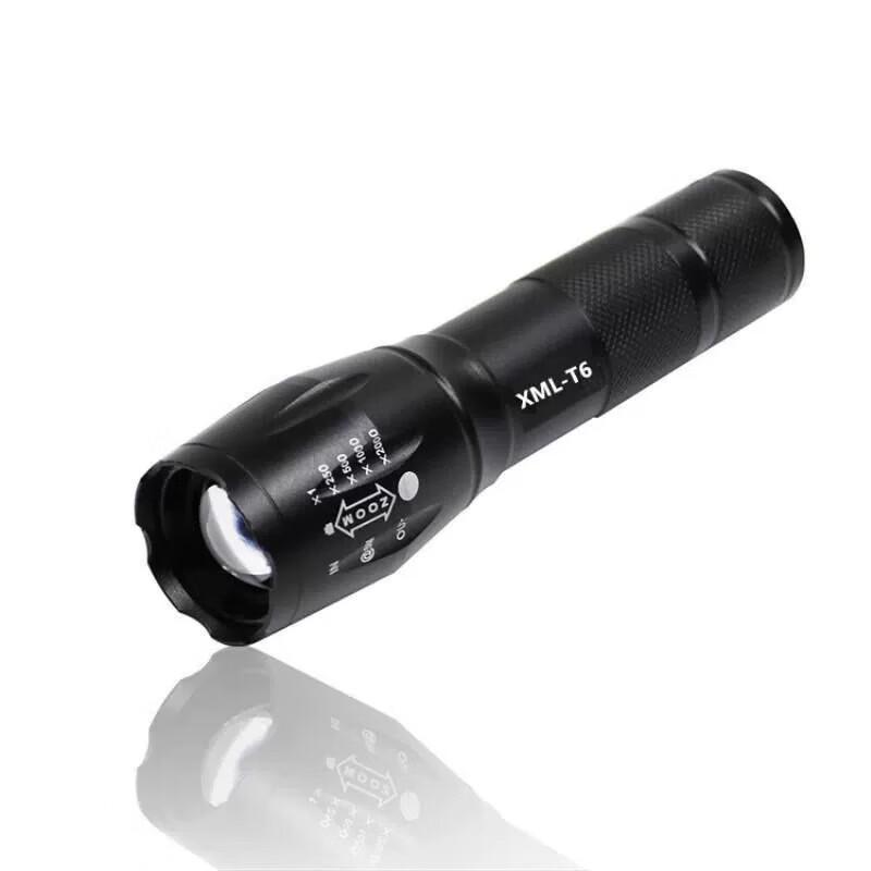 Q5 LED Telescopic Zoom High-Power Rechargeable Flashlight Kit