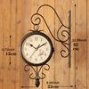 Face Wall Clock for Indoor Outdoor Use, Non Ticking Round Design Hallway And Garden